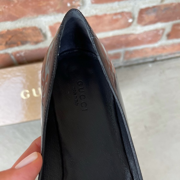 Gucci vernice soft floyd nero flats - Picture 6 of 12